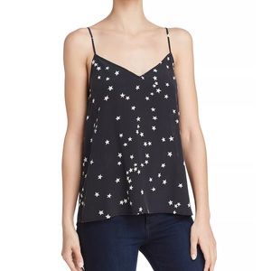 Equipment Layla Sleeveless V Neck Printed Silk Camisole